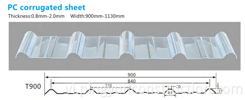 clear corrugated roofing